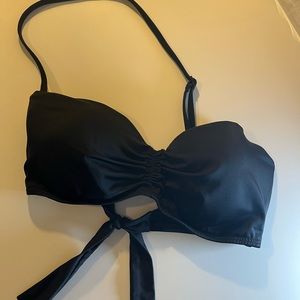 Black Bikini Top removable strap
